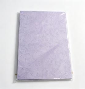 Multi‑Size 180gsm Light Purple Bamboo Leaf Grain Binding Cover Paper