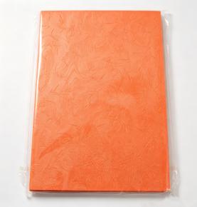 Multi‑Size 180gsm Orange Bamboo Leaf Grain Binding Cover Paper